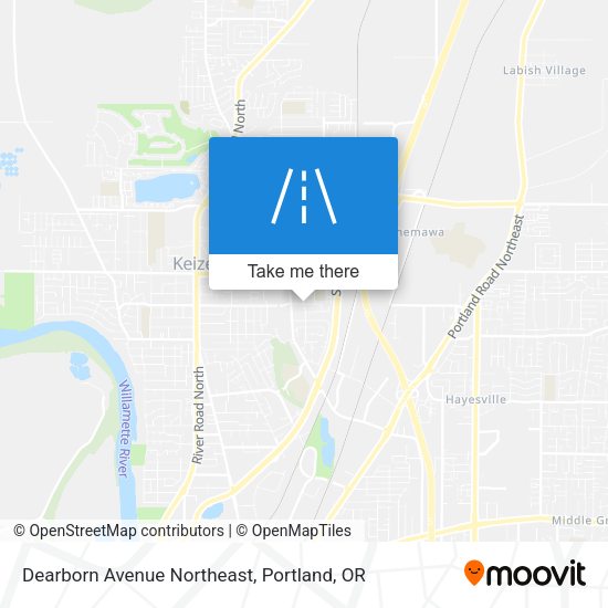 Dearborn Avenue Northeast map