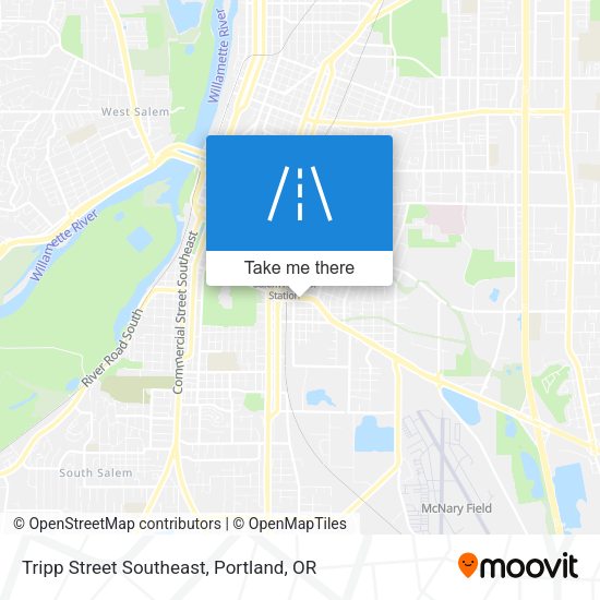 Tripp Street Southeast map