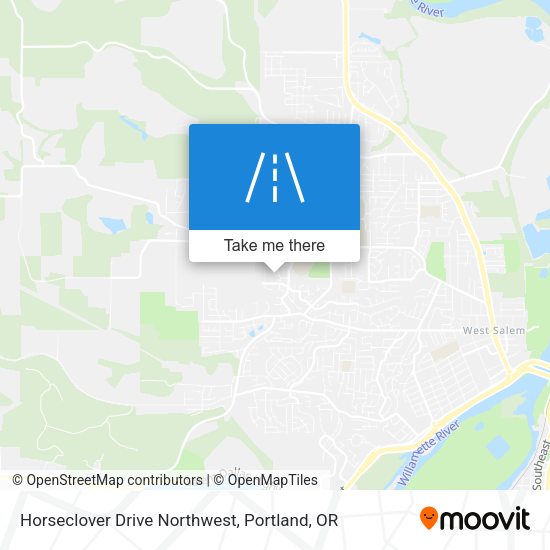Mapa de Horseclover Drive Northwest