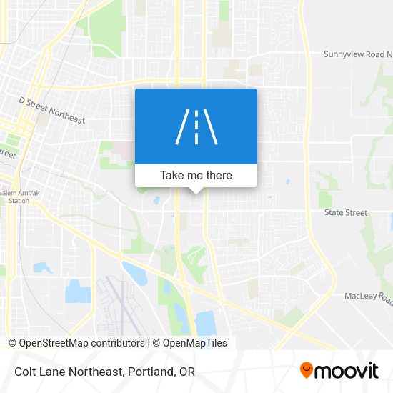 Colt Lane Northeast map