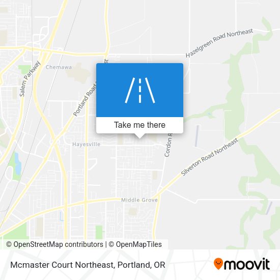 Mcmaster Court Northeast map