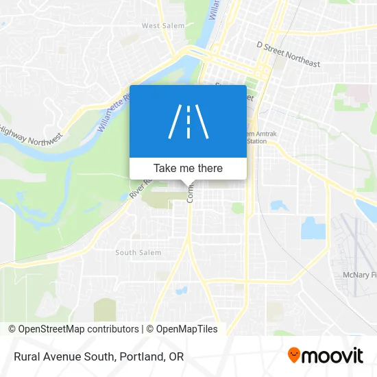 Rural Avenue South map