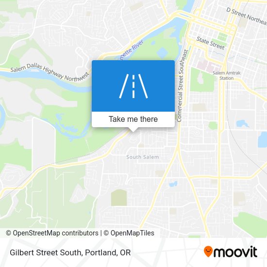 Gilbert Street South map