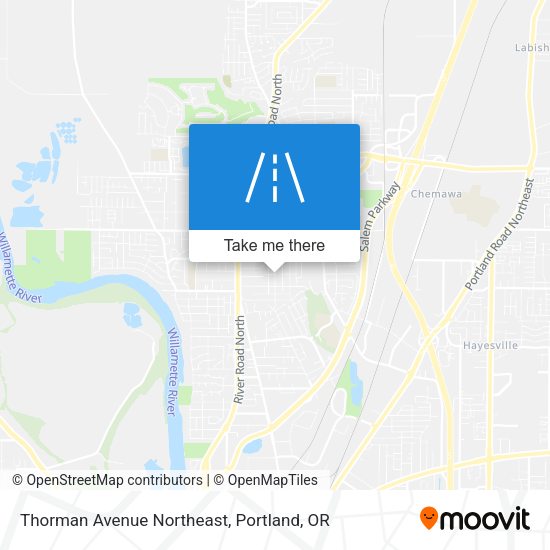 Thorman Avenue Northeast map