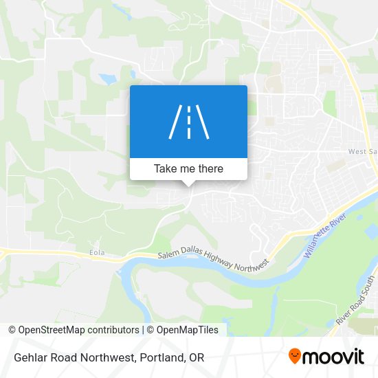 Gehlar Road Northwest map