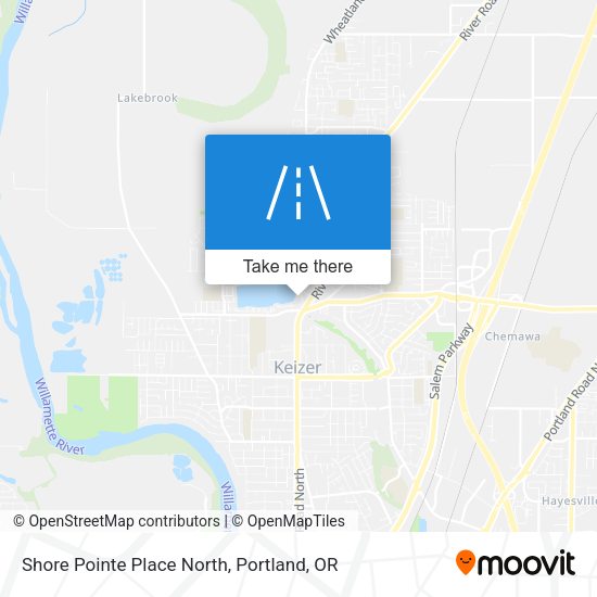 Shore Pointe Place North map