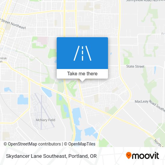 Skydancer Lane Southeast map
