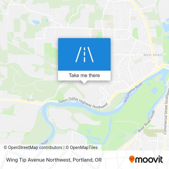 Wing Tip Avenue Northwest map