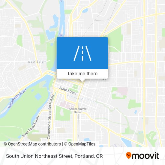 South Union Northeast Street map
