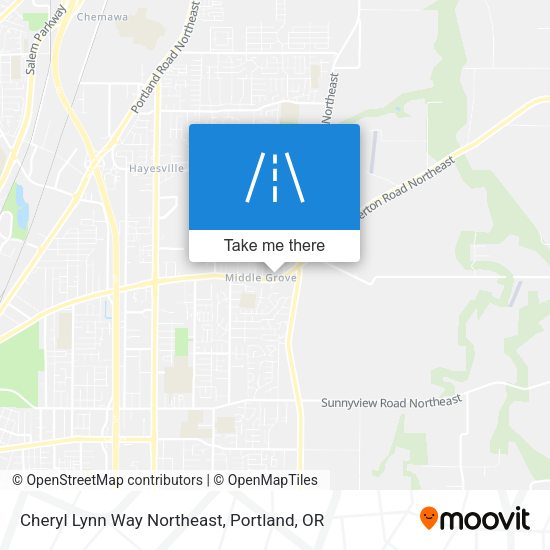 Cheryl Lynn Way Northeast map