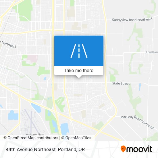 Mapa de 44th Avenue Northeast
