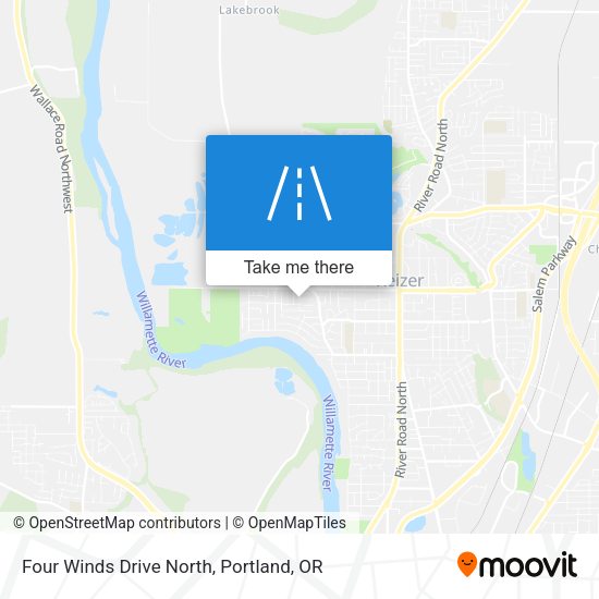 Mapa de Four Winds Drive North