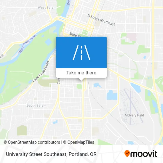 University Street Southeast map