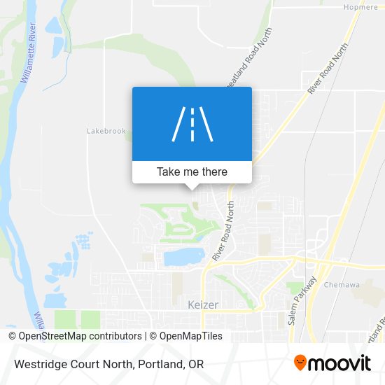 Westridge Court North map