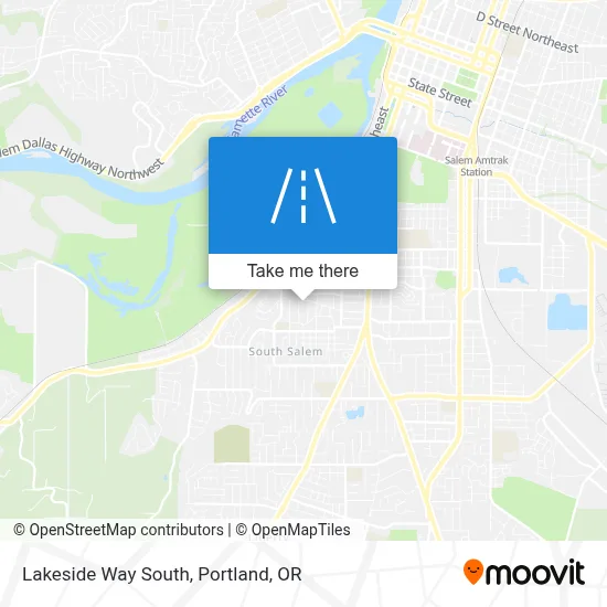 Lakeside Way South map