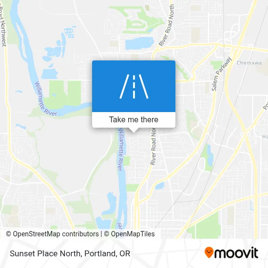 Sunset Place North map