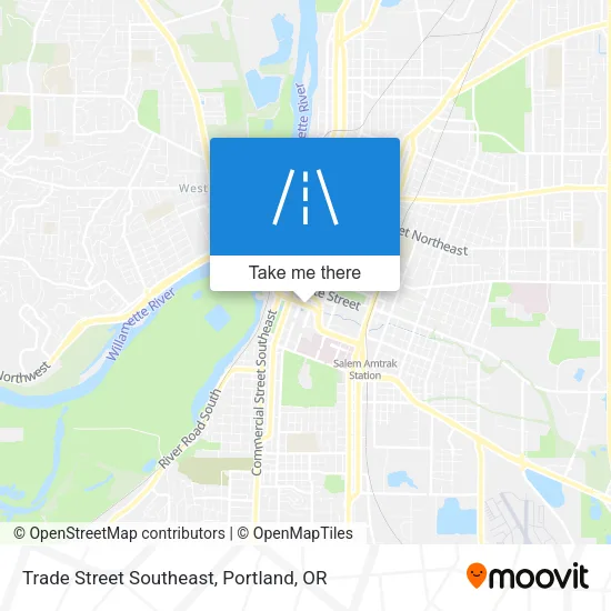 Trade Street Southeast map