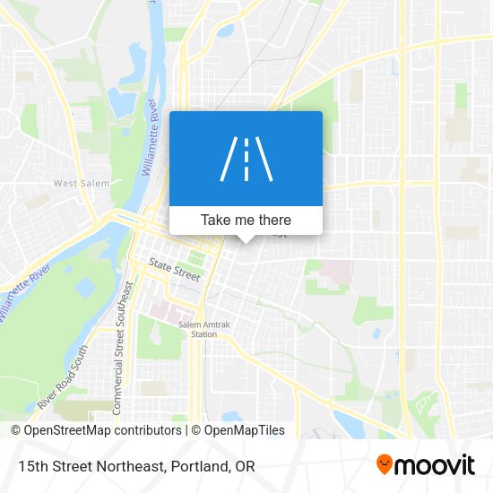 15th Street Northeast map