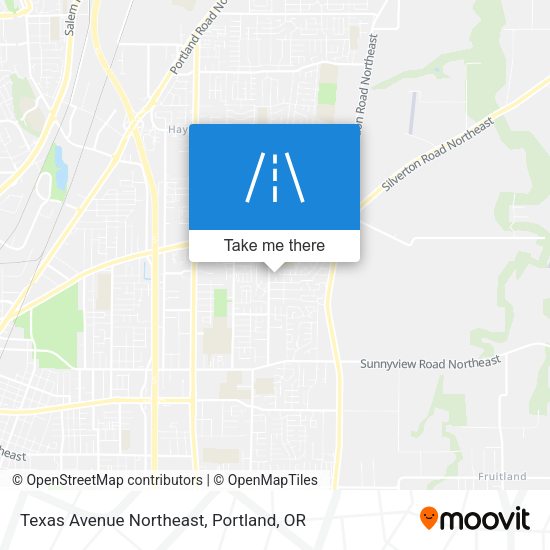 Mapa de Texas Avenue Northeast