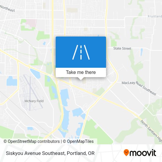 Mapa de Siskyou Avenue Southeast