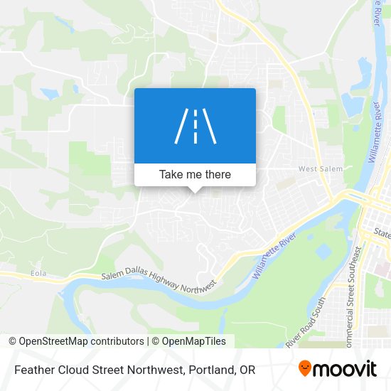 Feather Cloud Street Northwest map
