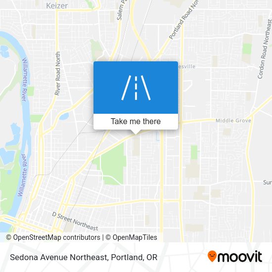 Mapa de Sedona Avenue Northeast