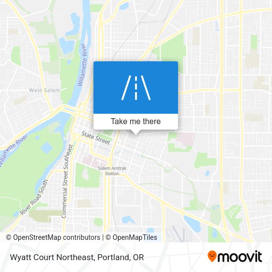 Mapa de Wyatt Court Northeast