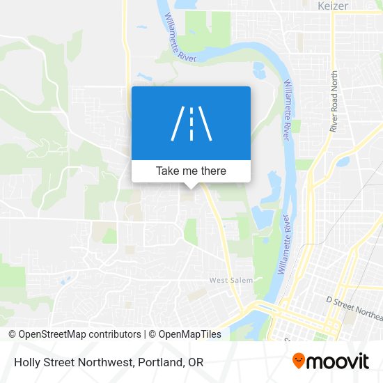 Holly Street Northwest map