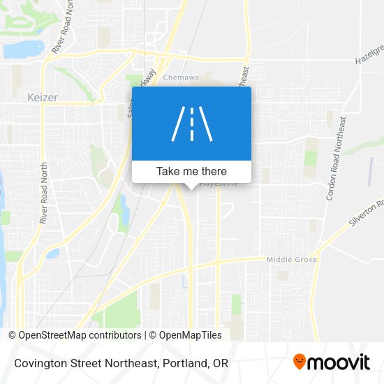 Covington Street Northeast map