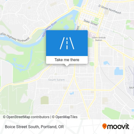 Boice Street South map
