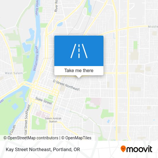 Mapa de Kay Street Northeast