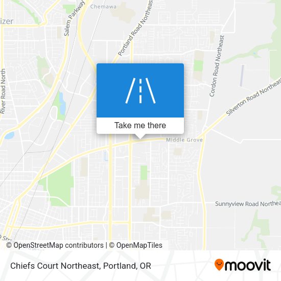 Chiefs Court Northeast map