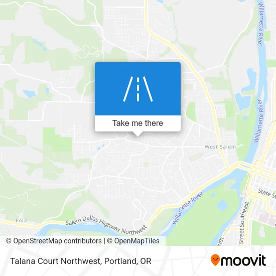 Talana Court Northwest map