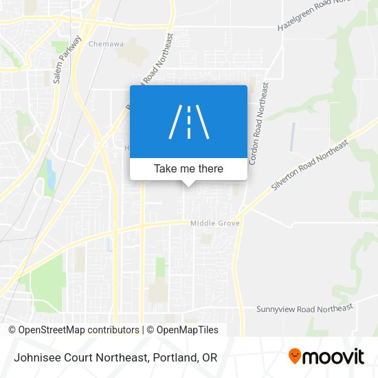 Johnisee Court Northeast map