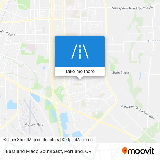 Eastland Place Southeast map