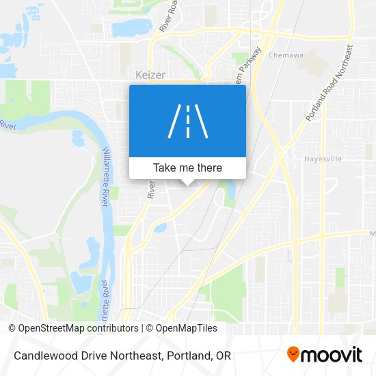 Candlewood Drive Northeast map