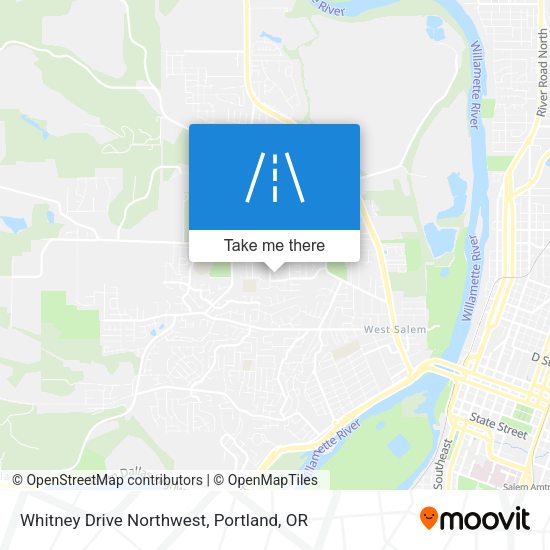Mapa de Whitney Drive Northwest