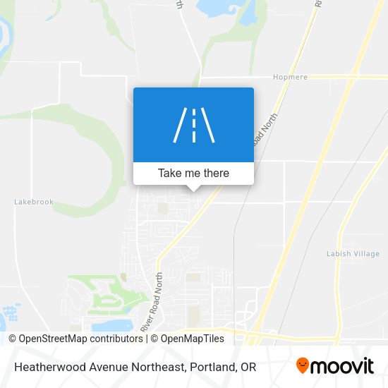 Mapa de Heatherwood Avenue Northeast