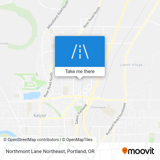 Northmont Lane Northeast map