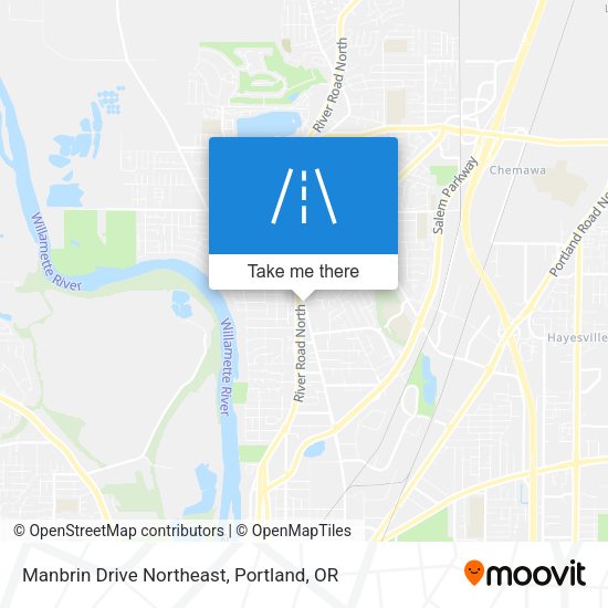 Mapa de Manbrin Drive Northeast