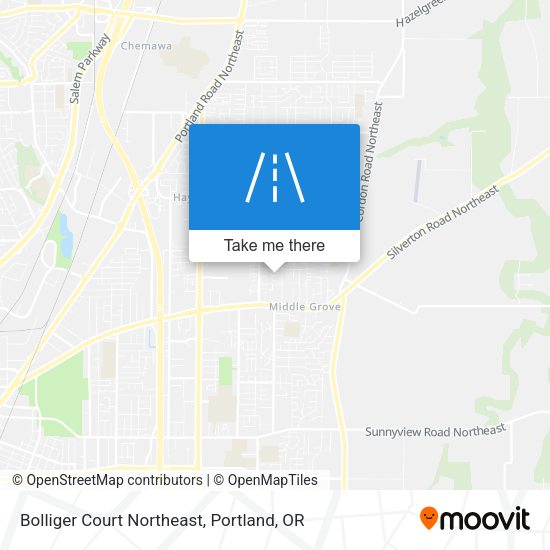 Bolliger Court Northeast map