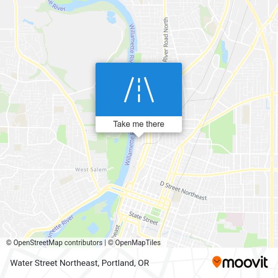 Water Street Northeast map