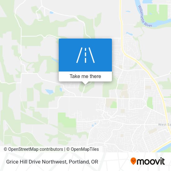 Grice Hill Drive Northwest map