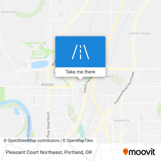 Pleasant Court Northeast map