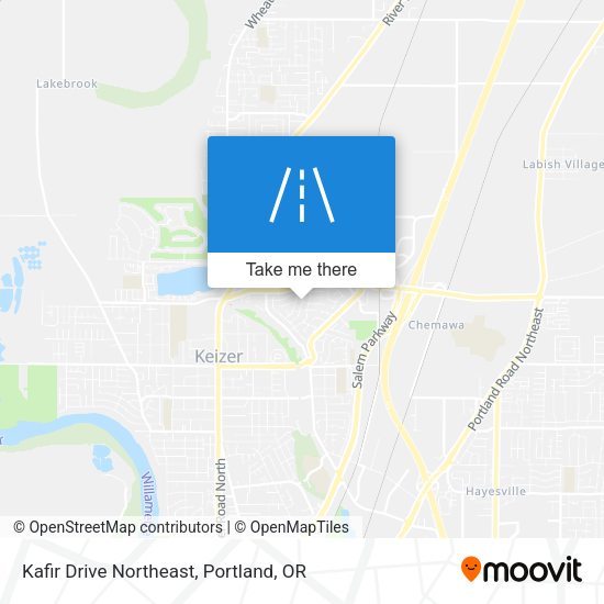 Mapa de Kafir Drive Northeast
