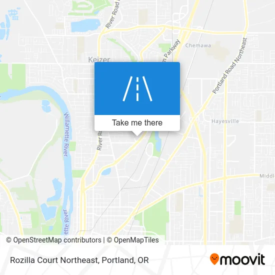 Rozilla Court Northeast map