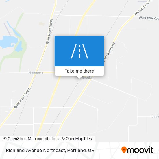 Richland Avenue Northeast map