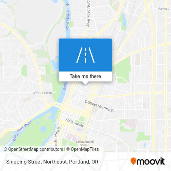 Shipping Street Northeast map
