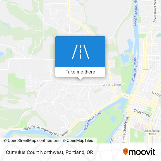 Cumulus Court Northwest map