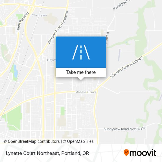 Mapa de Lynette Court Northeast